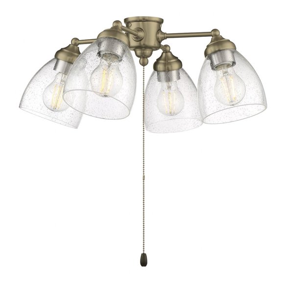 Craftmade Lk401105-Led 21" Wide 4 Light Led Ceiling Fan Light Kit - Brass