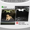 thumbnail image 4 of HUISEFOR Black American Flag Car Trunk Mat Non-Slip All Weather Trunk Protection Cargo Liner Anti-Scratch Full Protection Universal Fit for Most Vehicle, 4 of 7