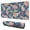 Blue Paisley, variant on Long Mouse Pads for Desk,Blue Geometric Diamond Triangle Pattern Desk Mats on Top Of Desks, Desk Mouse Pad Extra Large with 3mm Non-Slip Base and Stitched Edge for Gaming,Office,Work,Home 31.5"x11.8"