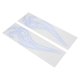 thumbnail image 3 of Car Hood Decal for Car Decorations 2Pcs Blue PVC Flame Design Vinyl Sticker, 3 of 5