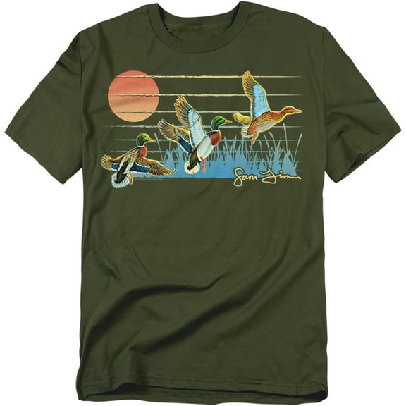 Wild Wings T-Shirt Three Ducks Unisex Graphic Tee For Men & Women