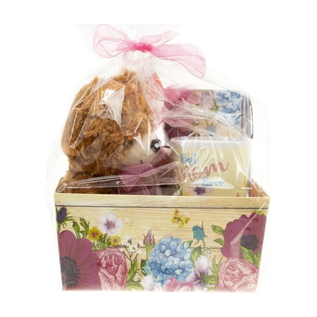 Way To Celebrate Mother’s Day Teddy Bear Gift Set, Brown Bear