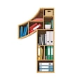 thumbnail image 1 of Christmas Pendant Book Storage Rack Party Home Decoration Creative DIY Acrylic With LED Light Hanging Ornament, 1 of 18