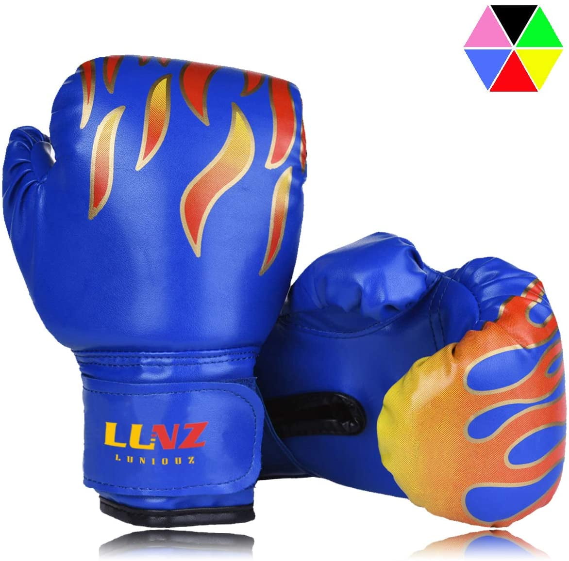 SHTKUYING Children's Boxing Gloves Blue 6oz Walmart Canada