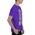 thumbnail image 3 of Eat Sleep Forex Repeat Men'S Basic Short Sleeve T-Shirt Purple 6x-Large, 3 of 5