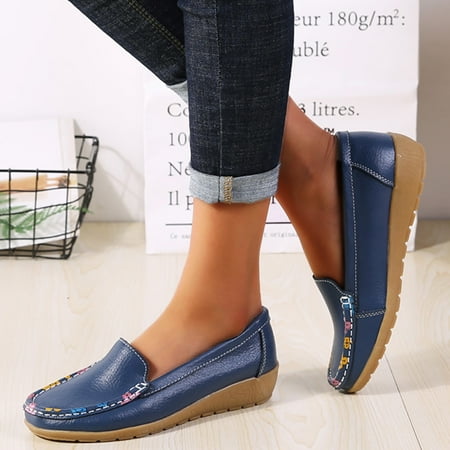 

Follure Slip On Women Comfort Walking Flat Loafers Casual Shoes Driving Loafers Walking Shoes For Women
