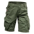 thumbnail image 4 of Njoeus Men's Relaxed Fitted Loose Cargo Shorts, Men Casual Cotton Multi-Pockets Outdoor Work Cargo Short Pants, 4 of 8