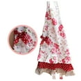 thumbnail image 4 of Novo Cotton Apron for Women with Pockets Adjustable Cooking Baking Garden Apron Red Floral Pattern(Adult Women Apron), 4 of 7