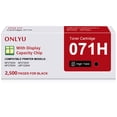 thumbnail image 1 of Cartucho de tóner ONLYU compatible con Canon 071H 071 negro, 1 of 8