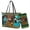 Aztec Splatter Highland Cow Sunflower, variant on ZUXONGSY Shark Print Purse and Wallet Sets Womens Handbag and Purse Set Lightweight Top Handle Tote Bag for Women Waterproof Shoulder Handbag with Wallet