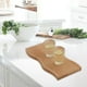 thumbnail image 5 of Bandeja de madera para escritorio | Forma irregular de estilo japonés | Organizador multiusos para llaves, relojes y teléfonos | Portavelas de aromaterapia | Bandeja para servir aperitivos y frutas, 5 of 7