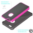 thumbnail image 4 of iPhone 6S Case,iPhone 6 Case, [Red/Black] Rugged Rubber Double Layer Plastic Scratch Resistant Hard Case Cover For iPhone 6S / 6 4.7 Inch, 4 of 4