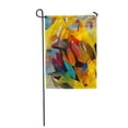 thumbnail image 1 of KDAGR Floral Bouquet Abstraction in The Modern of Kandinsky Executed Oil on Canvas Garden Flag Decorative Flag House Banner 12x18 inch, 1 of 1