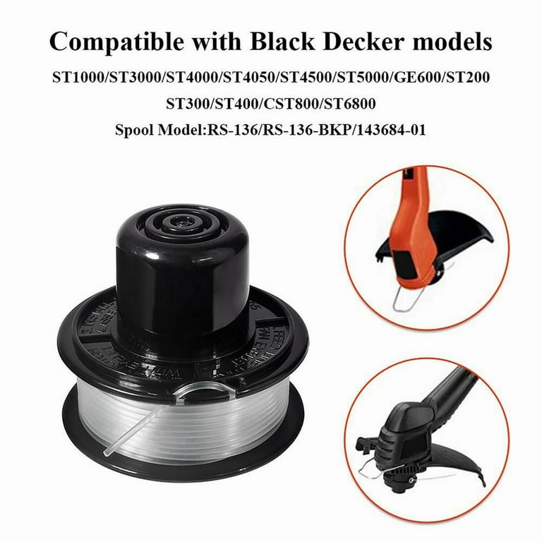 Trimmer Line Cap Spring for BLACK+DECKER Trimmer Replacement Spool