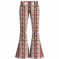 thumbnail image 4 of CONZONE Mens 70S Disco Flared Pants Vintage Hippie Pants for Men Trendy Funny Graphic Bell Bottoms, 4 of 4