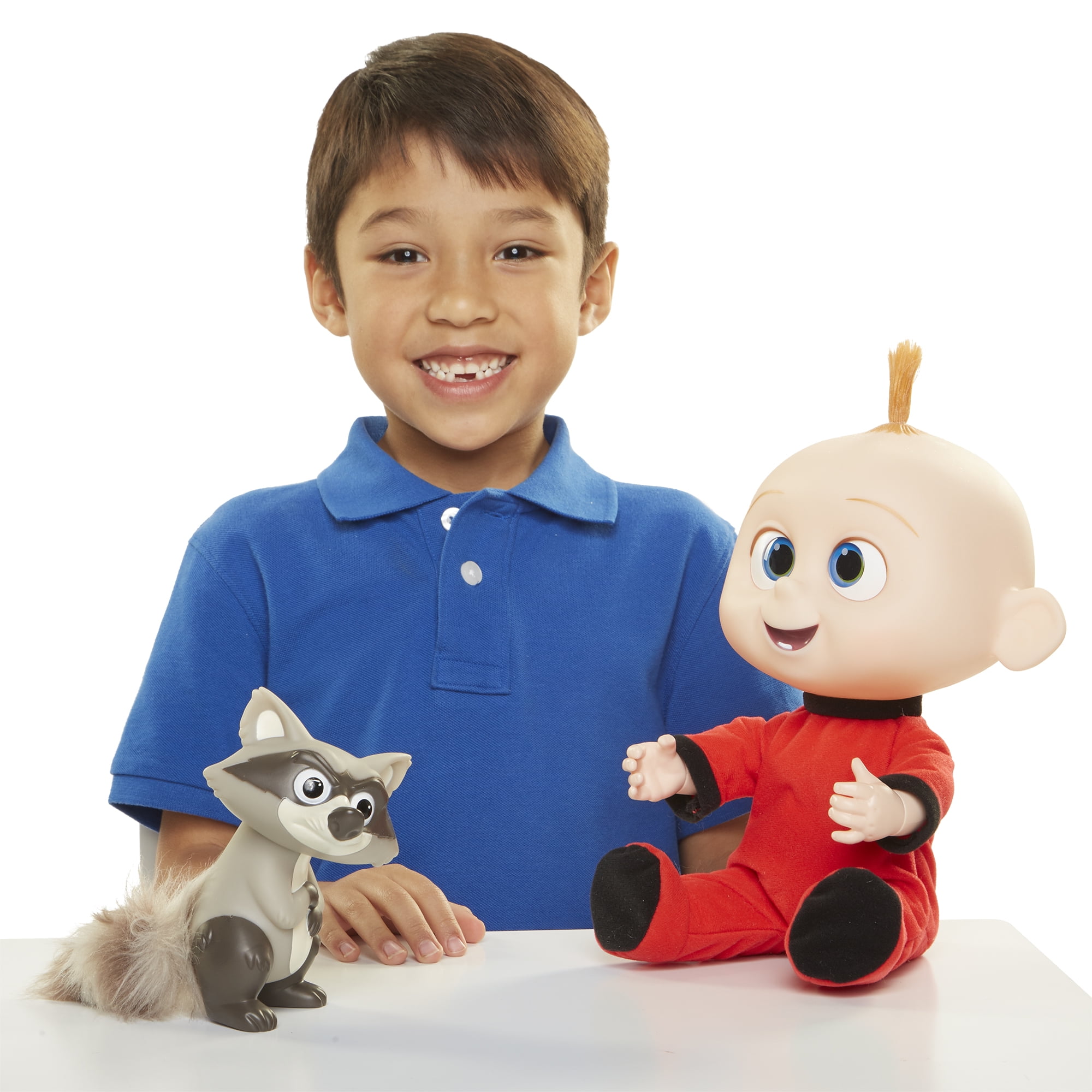 Incredibles 2 jack jack attacks feature action store doll with lights and sound includes raccoon toy