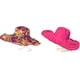 thumbnail image 3 of Sombrero de sol plegable reversible para mujer, sombrero de pescador con protección solar UV, ala ancha, gorra de playa de verano, 3 of 3