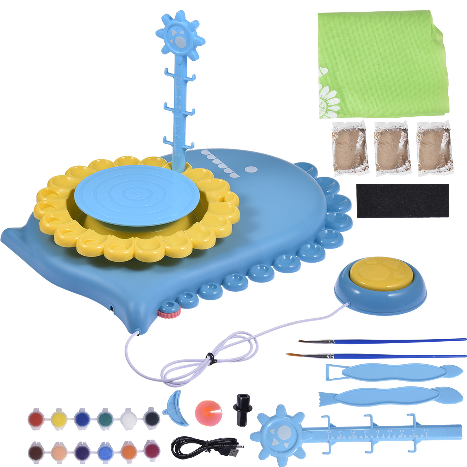 Buy Megawheels Pottery machine set Electric Pottery Wheel Kit Children