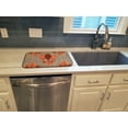 thumbnail image 3 of Thanksgiving Turkey Fleur de lis Dish Drying Mat, 3 of 7