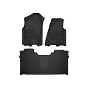 Husky Liners X-act Contour Series Front & 2nd Seat Floor Liners Black Fits 19-21 Ram 1500 Crew Cab Vehicle has factory storage box