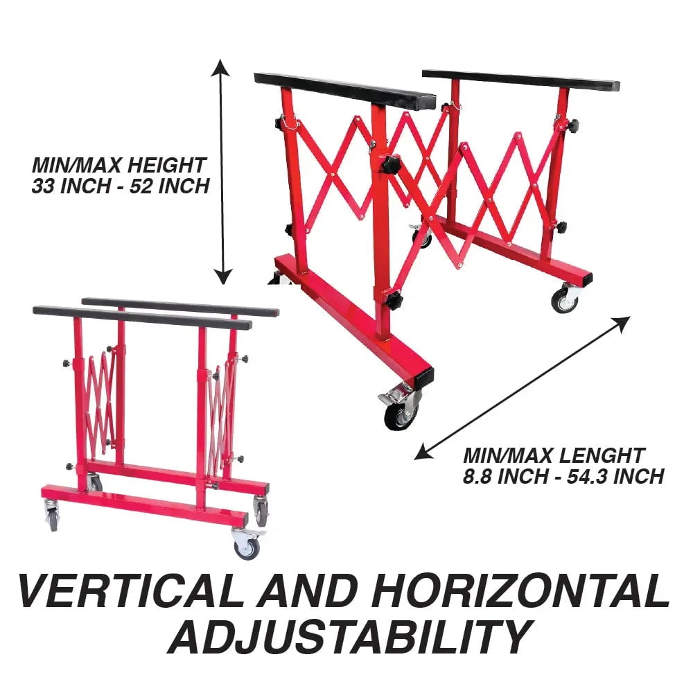 Universal Mobile Telescopic Paint Stand - Adjustable Body Extending Mechanical Panel Stand - (26497)