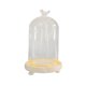 thumbnail image 4 of Cúpula de vidrio transparente, campana de cristal transparente, campana de cristal decorativa creativa para bodas 10x16cm Pájaro, 4 of 9