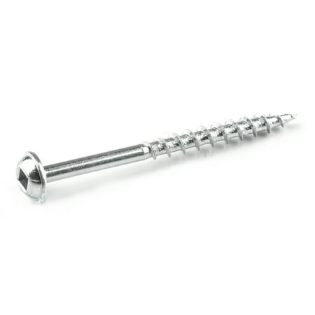 Kreg SML-C2-3000 Zinc Pocket Screws  2 Inch #8 Coarse Thread  Maxi-Loc Head (3000 Count)