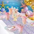 thumbnail image 5 of NWOKYZGH Table Runners Iridescent Glitzy Sequin Table Runner Sparkling Decorative Giltter Glam Table Cloth for Mermaid Party Christmas Baby Shower Wedding Birthday 11X72 inch, 5 of 6