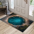thumbnail image 4 of Vwrxbz 3D Visual Bath Mat Non Slip Crystal Velvet Optical Illusion Floor Mat Cave Pool Print Absorbent Bathroom Rug 50x80cm, 4 of 8