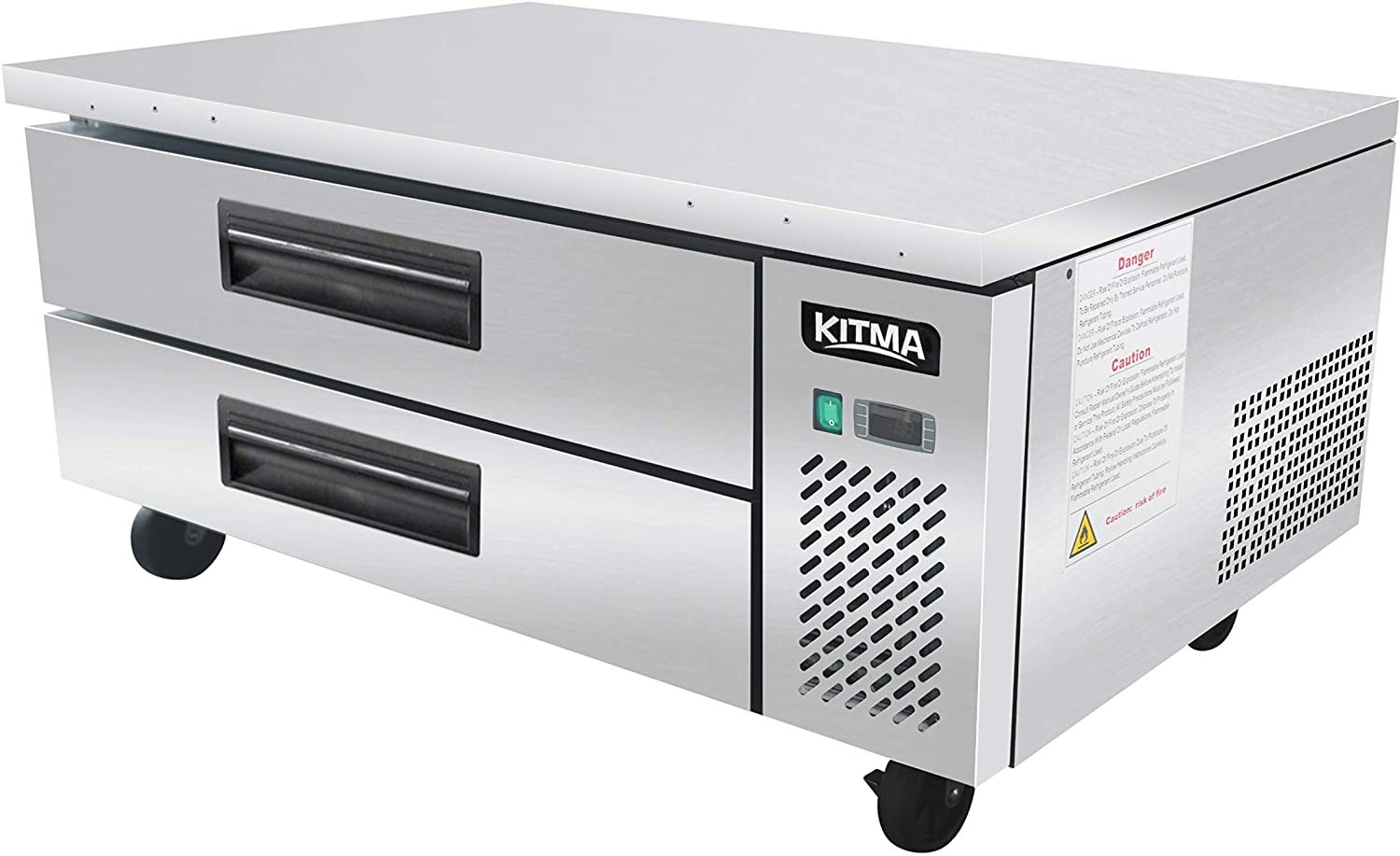 48” Commercial Refrigerated Drawer, 2 Drawers Chef Base Refrigerated