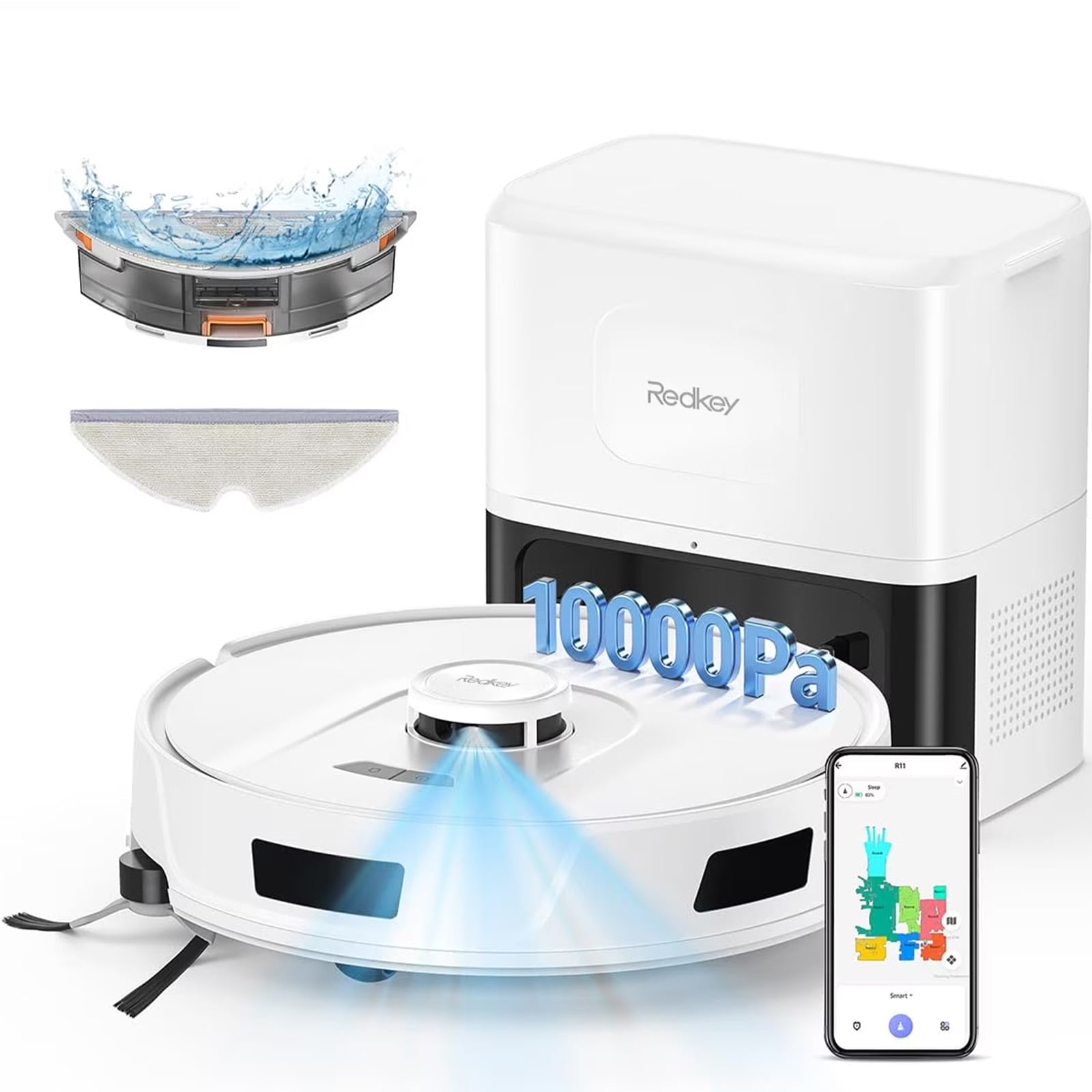 iRobot Roomba j8+ (8550) Wi-Fi Connected Self-Emptying Robot