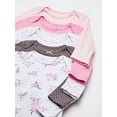 thumbnail image 2 of Hudson Baby Cotton Long-Sleeve Bodysuits, 5-Pack, Newborn- 24 Months, 2 of 4