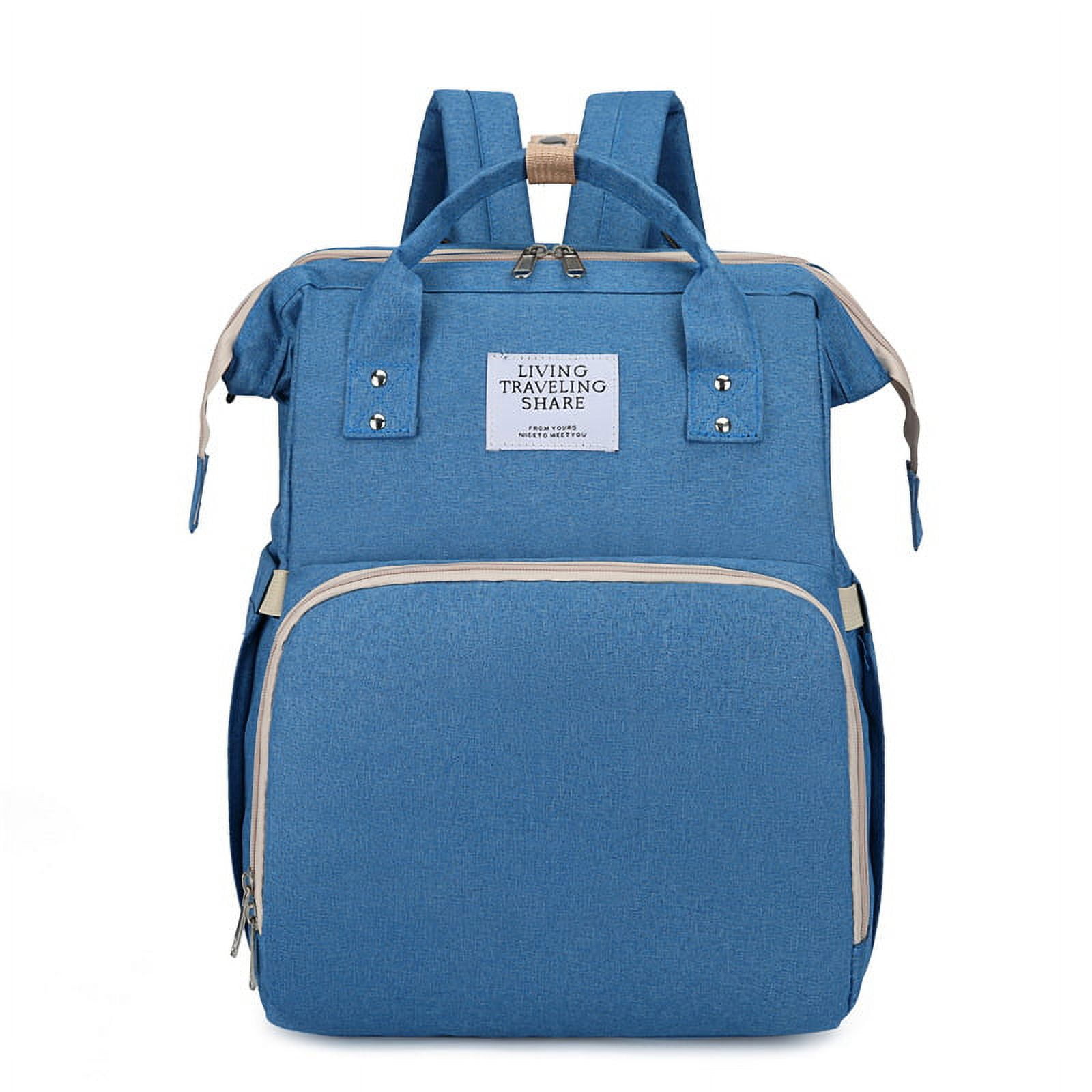 Portable Multi-function Foldable Crib Mummy Bag Large Capacity Diaper Bag Backpack Changing Bags Travel Backpack Baby Care Bags