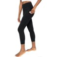 thumbnail image 1 of Leggings capri de yoga de cintura alta con bolsillos laterales para mujer, resistentes a sentadillas, 1 of 5