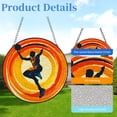 thumbnail image 2 of Basketball Stained Glass Suncatcher Colored Handmade Window Hangings Glass Suncatcher Crafts Kits for Indoor Garden Christmas Decor and Memorial 16x16cm(5), 2 of 7