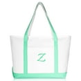 thumbnail image 2 of DALIX Women's Premium Tote Bag Shoulder Bags Monogrammed Mint Green Z, 2 of 8