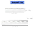 thumbnail image 3 of 5 Pcs 15cm 20cm Clear Ruler Measuring Ruler Plastic Ruler Straight Ruler Multifunctional Rulers Drawing Tool, 3 of 8