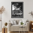 thumbnail image 4 of Historic Framed Print, Savannah Victorian Historic District, Bounded by Gwinnett, East Broad, West Broad Street, Savannah, Chatham County, GA - 173, 17-7/8" x 21-7/8", 4 of 9