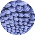 thumbnail image 1 of Ahgly Company Machine Washable Indoor Round Transitional Denim Blue Area Rugs, 3' Round, 1 of 7