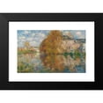 thumbnail image 2 of Gustave Loiseau 18x13 Black Modern Framed Museum Art Print Titled - The Cauchois House, Edges of the Eure, Autumn (1929), 2 of 5