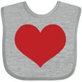 thumbnail image 3 of Inktastic Red Heart Valentine Boys or Girls Baby Bib, 3 of 4