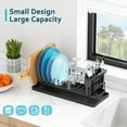 thumbnail image 6 of HBlife Small Dish Drying Rack - Stainless Steel, Slip Resistant, Space Saving Dish Racks, 6 of 6