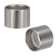 thumbnail image 1 of Anillo de sombra de socket de luz Uxcell, 40 mm, piezas de soporte de lámpara colgante de metal, Níquel 2Pcs, 1 of 7