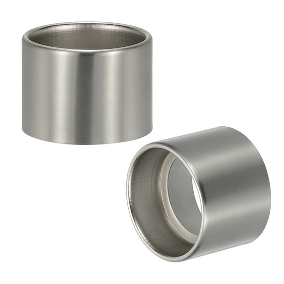 Uxcell Light Socket Shade Ring, 40 mm Metal Hanging Lamp Holder Parts, Nickel 2Pcs