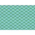 thumbnail image 1 of Ahgly Company Machine Washable Indoor Rectangle Transitional Turquoise Green Area Rugs, 2' x 3', 1 of 7