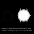 thumbnail image 5 of Uxcell 200pack Watch Back Cover Protective Film, 20mm Red Line PE Watch Back Case Protector Film Stickers, 5 of 6