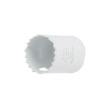 

Uxcell 1-1/4 (32mm) Corn Hole Drilling Cutter M42 HSS Bi-Metal Hole Saw White