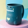 thumbnail image 3 of Bathroom Cups with Handle Cute Dinosaur Bathroom Couple Mouthwash Cup Toothbrush Mugs for Kids Couples Friends Gift, 3 of 7