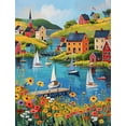 thumbnail image 1 of Little River Town 1000 Pieces Puzzle for Adults Educational Intellectual Jigsaw Puzzle Scenery puzzles for adults Fun Game, 1 of 5