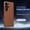 Brown, variant on Compatible with Samsung Galaxy S25 Ultra Phone Case,Side Heat Dissipation,Precision Hole Lens Protection,PU Leather Shockproof Scratch Resistant Ultra Slim Rugged Durable Phone Case,Brown